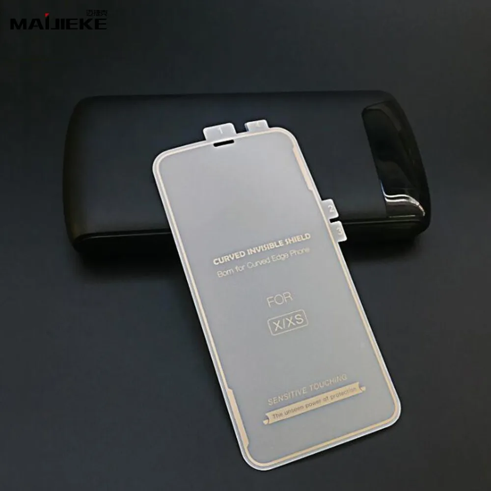 Новая изогнутая невидимая нано пленка для iPhone XS MAX 8 7 6s 6 plus полное покрытие