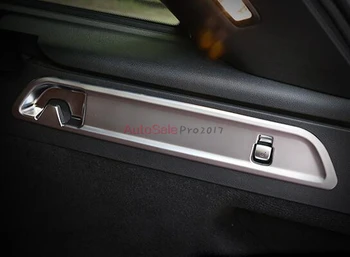 

Matt ABS Chrome plastic Rear Trunk Switch Button Control Cover For Mercedes Benz GLC Class X205 2015-2016