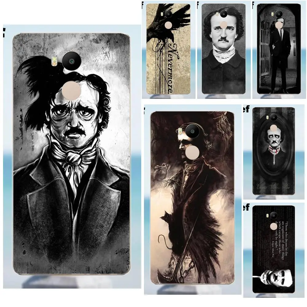Suef Edgar Allan Poe ТПУ лучшие чехлы для Xiaomi Redmi 4 3 3S Pro Mi3 Mi4 Mi4i Mi4C Mi5 Mi5S Mi Max Note 2 | Мобильные