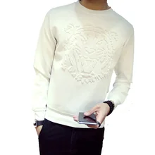 Hombre Otoño e Invierno camisetas de manga larga causual camiseta M-3XL(China)