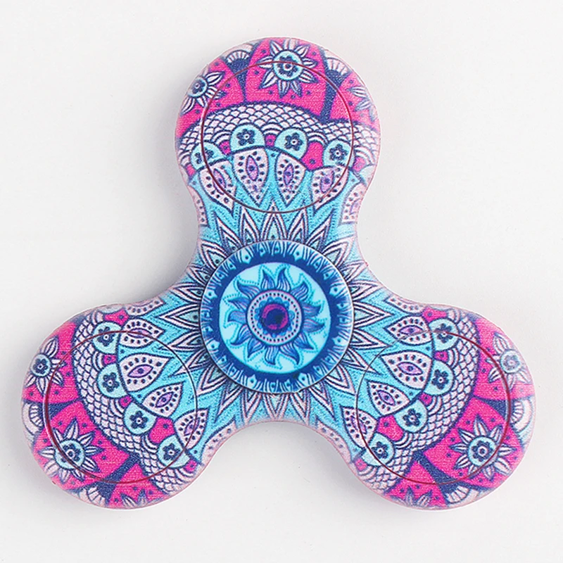 Палец spiner Спиннеры свет Пластик EDC руки Spinner LED для аутизма рельеф фокус