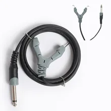 Серый EZ Iwork 6FT Премиум моно штекер/RCA соединение татуировки Кабельный Шнур с зажимом света для татуировки и питания