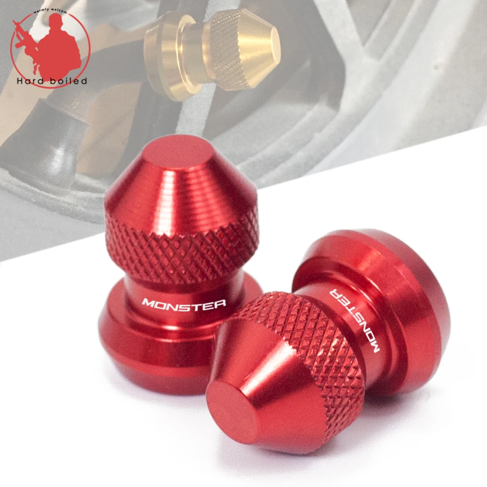 

Motorcycle Wheel Tyre Tire Stem Air Valve Caps Dust Covers For Ducati monster 696 821 796 1200 620 797 900 600 1100 695 400 821