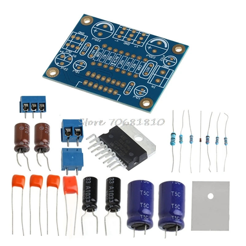 

TDA7294 Mono Audio AMP Amplifier Board 8 ohms 70W DC 40-45V DIY Kit Drop shipping