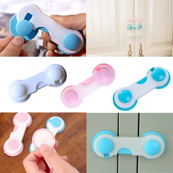

Children Multifunction Drawer Lock Safe Lock Cabinet 3Colors 1PC Security Protection Anti-pinch Hand Baby Drawer