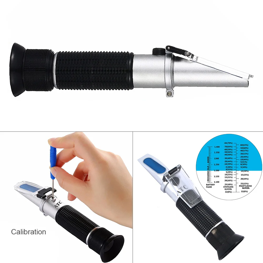 84 32 Fahrenheit 1.100 1.400sg Adjustable Refractometer Tool Ice point