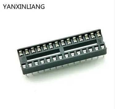 10 шт. DIP-28 28 PIN 28PIN DIP IC розетки адаптер для пайки узкий тип | Электронные компоненты