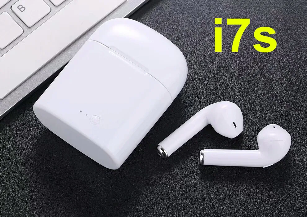Beste I7s TWS Mini Draadloze Bluetooth Oortelefoon Stereo Oordopjes Headset Met Opladen Doos Microfoon Voor Alle Smart telefoon voor iphone x 8 6 7