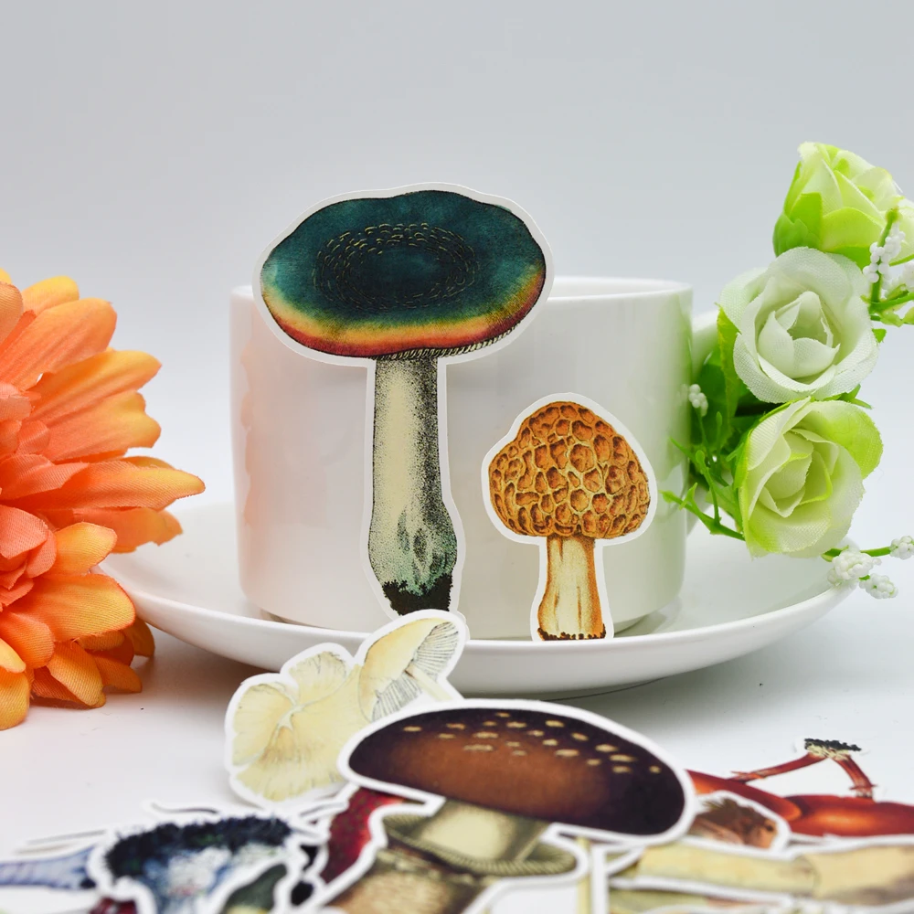 25 шт. ручной рисунок красочные милые грибы наклейки тетрадь планировщик для скрапбукинга/DIY молочные бумажные наклейки