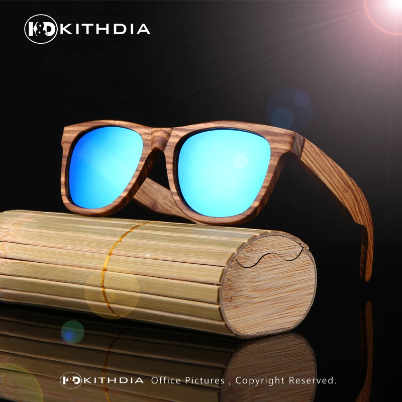 Зебра деревянные солнцезащитные очки мужские бамбуковые солнцезащитные очки поляризационные брендовые дизайнерские зеркальные оригинальные деревянные солнцезащитные очки Oculos de sol masculino