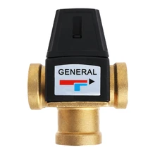 DN20/DN25 для водонагревателя на солнечной батарее клапан 3-сторонний выход термостатический смеситель с лампой 3/" 1" 3 Way Латунь наружная резьба термостатический смесительный клапан