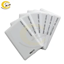 Xjq RFID Карточки плотные 125 кГц TK4100 смарт-карта дверная доступа Управление идентификатор системы rfid-карта из ПВХ с сменных маркеров UID серийный номер