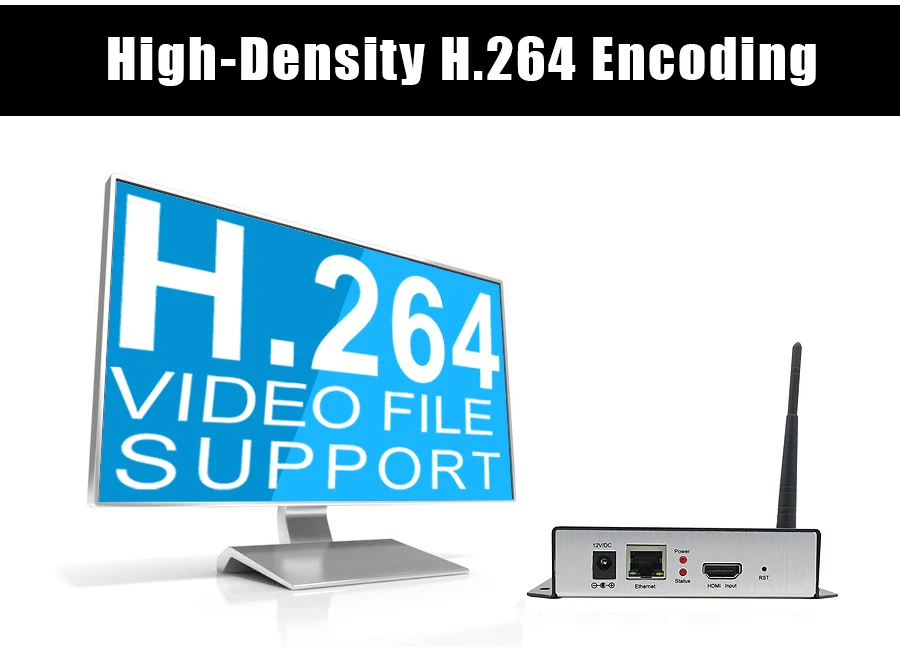 ZY-EH101W H.264 HDMI видео кодировщик и WiFi кодировщик поддержка RTSP/RTP/RTMP/HTTP/UDP/протокол и ONVIF для IPTV прямая передача