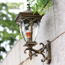 Высококачественная садовая уличная настенная лампа, уличный светодиодный настенный светильник, водонепроницаемый светодиодный светильник