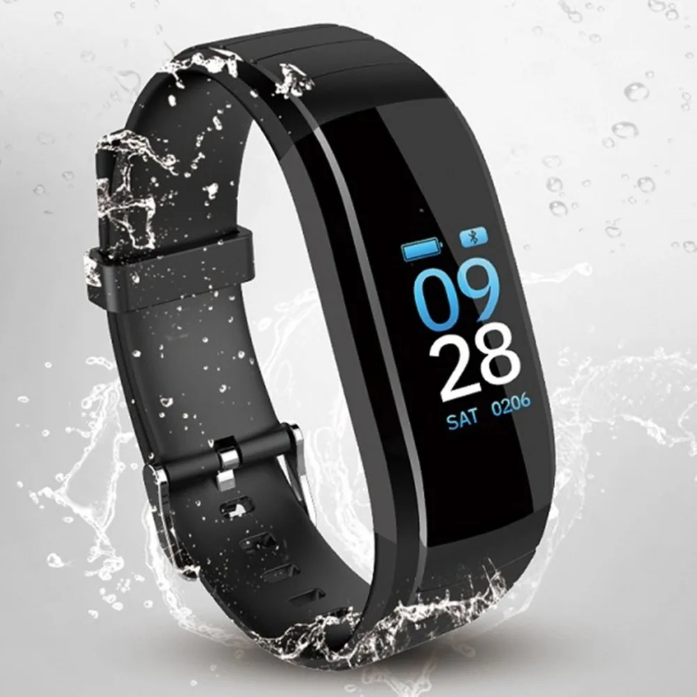 

Fitness Sports smart watch men Heart Rate Monitor Smart Bracelet Color blood pressure measurement running Tracker Bracelet clock