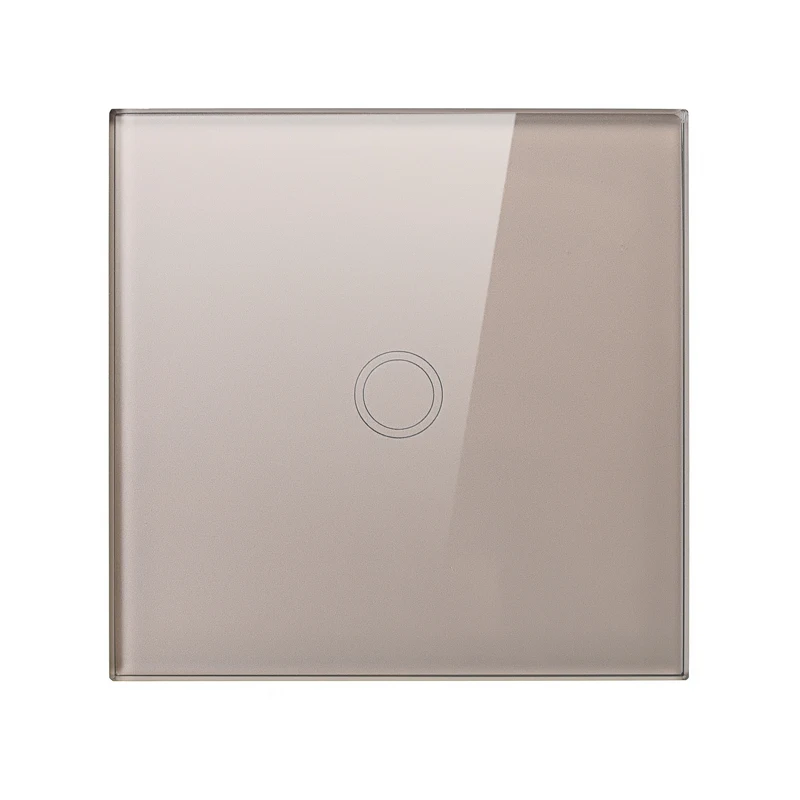 CMBetter Smart Home EU Standard Luxury White Crystal Glass ,Wall Switch, Touch Switch,1 Gang 1 Way Luxury Touch Light Switch (8)