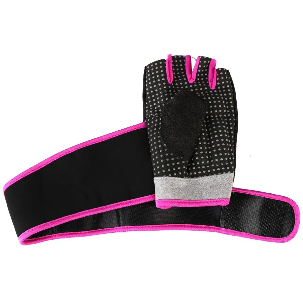 Спортивные перчатки для мужчин и женщин, бодибилдинг, фитнес с половиной пальца, перчатки, Нескользящие, для тяжелой атлетики, спортивные тренировочные перчатки без пальцев, 3 цвета