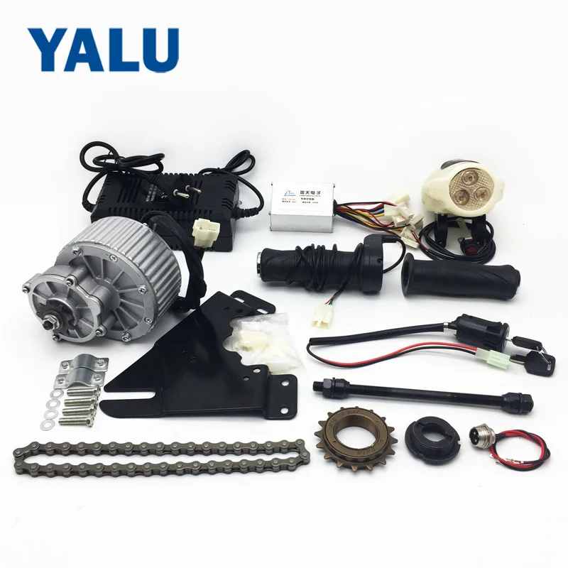 YALU 24 в 450 Вт усиленный силовой комплект для переоборудования электрического велосипеда MY1018 горный электровелосипед мотор Набор для литиевой батареи скутер велосипед