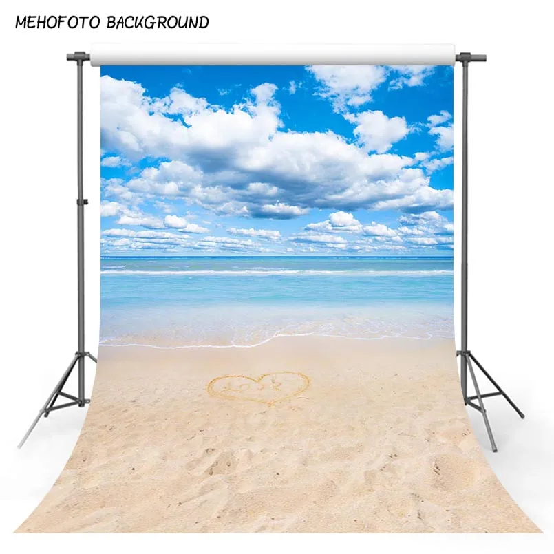 10x10 Background Photography Golden Beach Tropical Style Photography