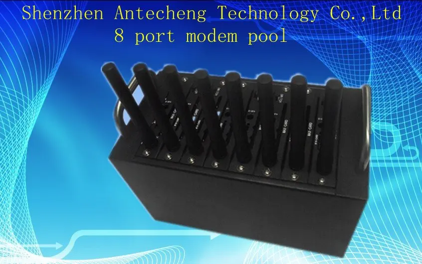 8 port modem pool with Q2406 with TCP IP bulk sending SMS