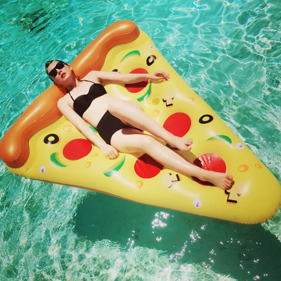 Pizza Tiup Kolam Renang Mengapung 180 Cm Kolam Renang Cincin