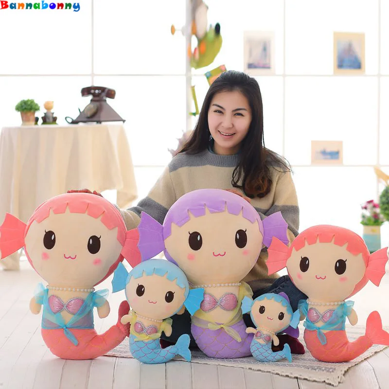 

Mermaid girl doll princess doll plush toy pillow creative doll kindergarten birthday gifts