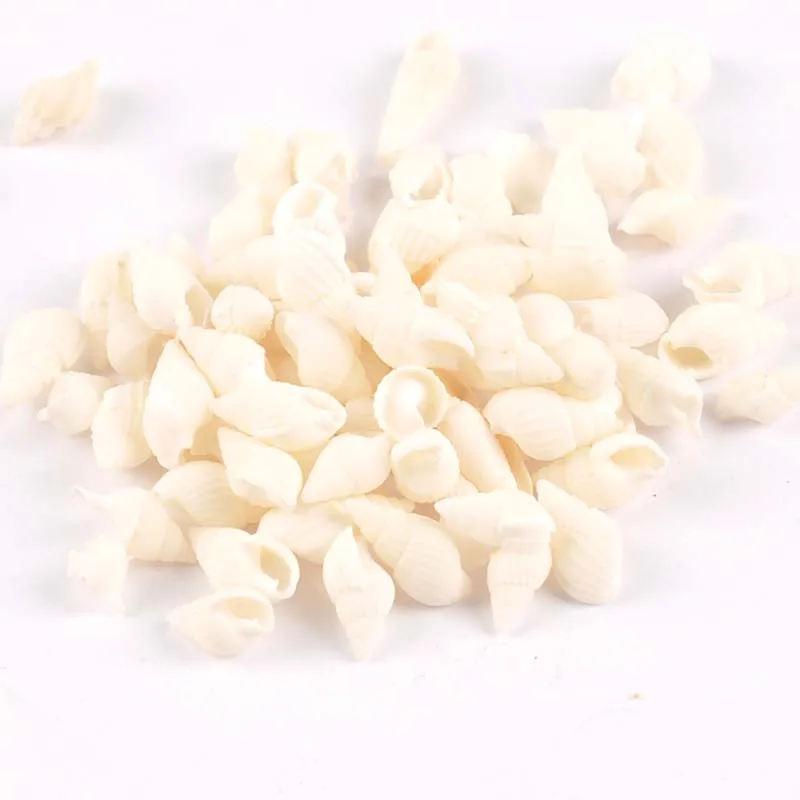 

200pcs 10-13mm White Mini Spiral Natural Shells Beach Decor Craft For DIY Handmade Jewelery Scrapbook Home Accessories tr0225