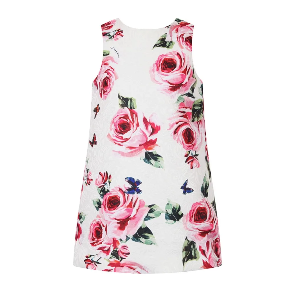 Flower A-Line Girl Dresses 2018 Brand Summer Baby Girls Clothes Princess Dress Children Costume for Kids Dresses Vestidos
