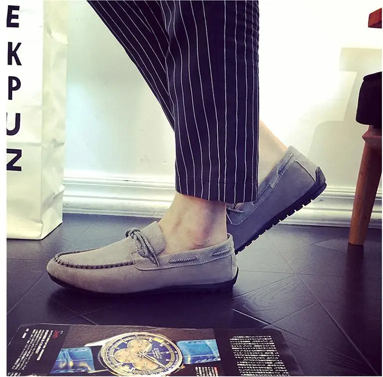 2019 модные мужские туфли повседневные лоферы zapatos de hombre mocassin homme Цвет Красный