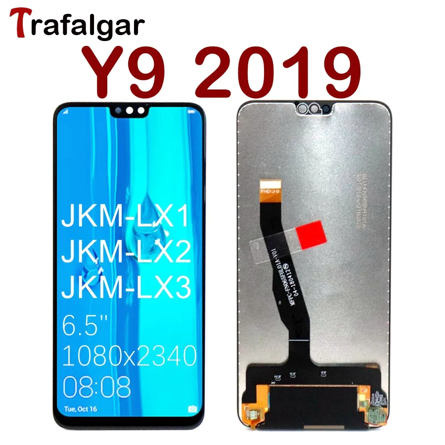 Écran LCD De Rechange Pour Honor 9X / Huawei P Smart Pro 2019 STK-LX1 - Noir Avec Cadre, Kit De Réparation Inclus