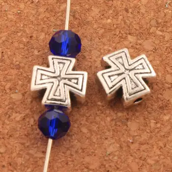 

Cross Small Hole Beads Spacers 10X10mm 150PCS zinc alloy Alloy Metal Bead Jewelry DIY L1829