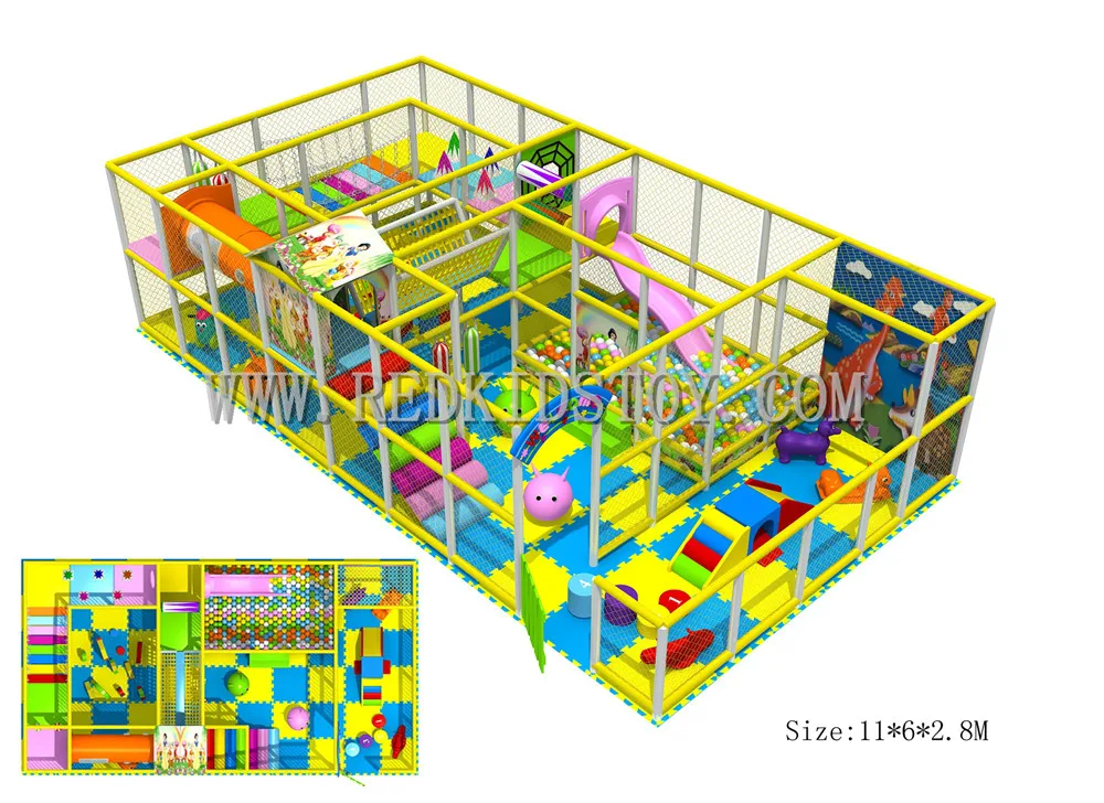 

Custom-made Kids Indoor Playground CE Certificated Kindergarten Indoor Naughty Castle 150724b