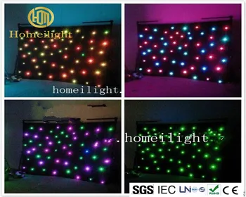 

top selling products 2x3m interior screen wall led display led star curtain