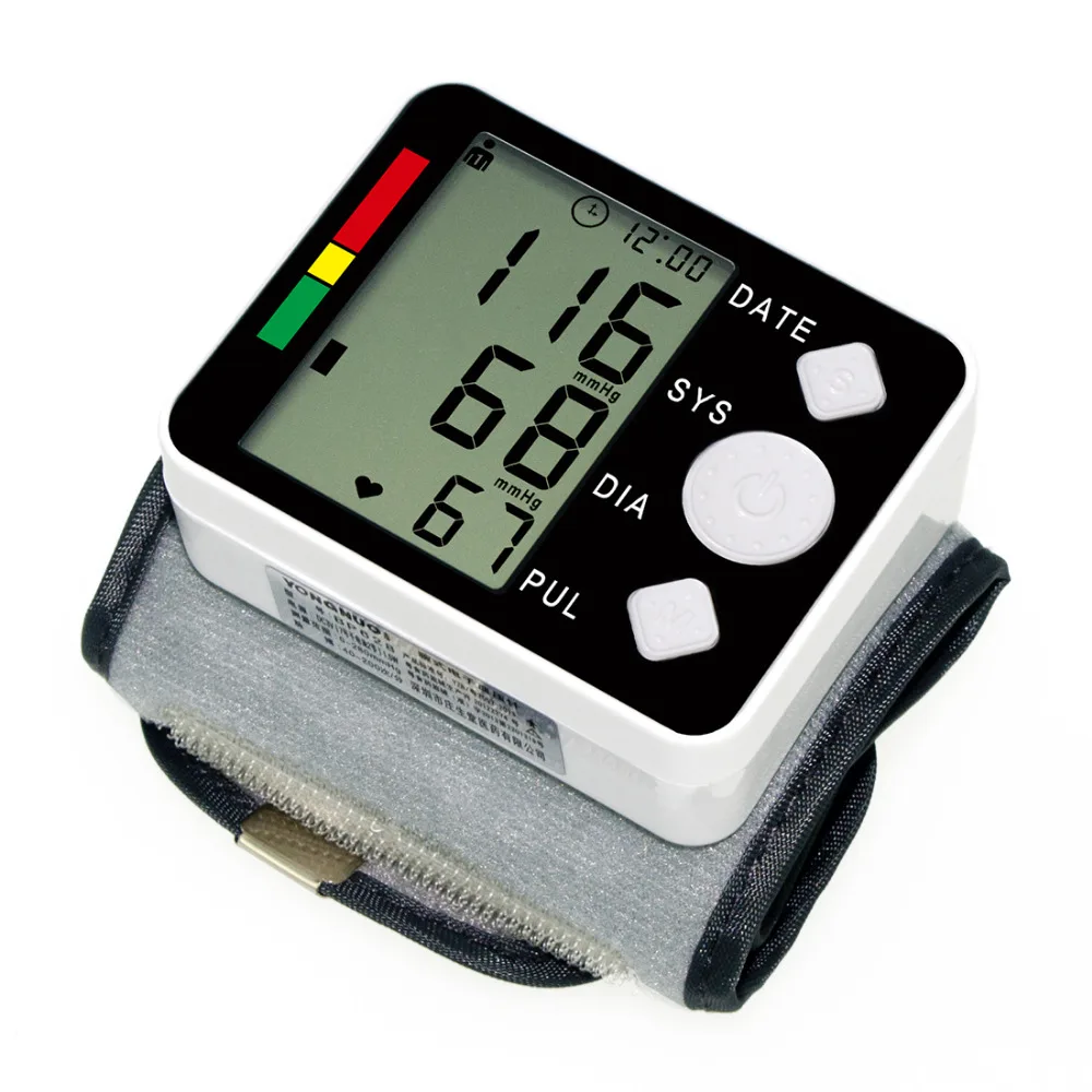 

Health Care Measurement Blood Pressure Meter Digital Monitor Wrist Automatic Phys magnetometer for Home School