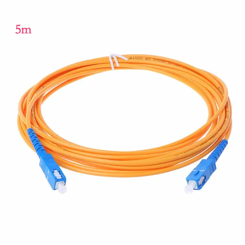 SC/UPC-SC/UPC-SM 3 мм волоконно-оптический соединительный кабель одномодовый удлинитель патч-корд J6PD - Цвет: 5m