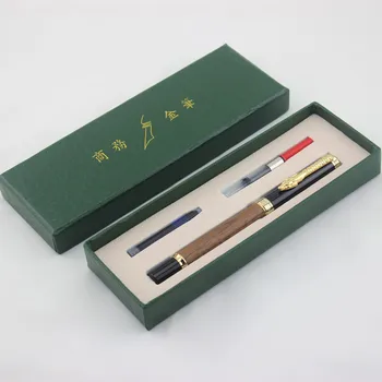 

Luxury Wood Brand Fountain Pen Writing Standard Metal Iraurita 0.5mm Nib Ink Pens for School Student Finance Office Supplies