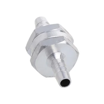 

1Pc Check Valve 6/8/10/12mm Aluminium Alloy Fuel Non Return Check Valve Fit Carburettor