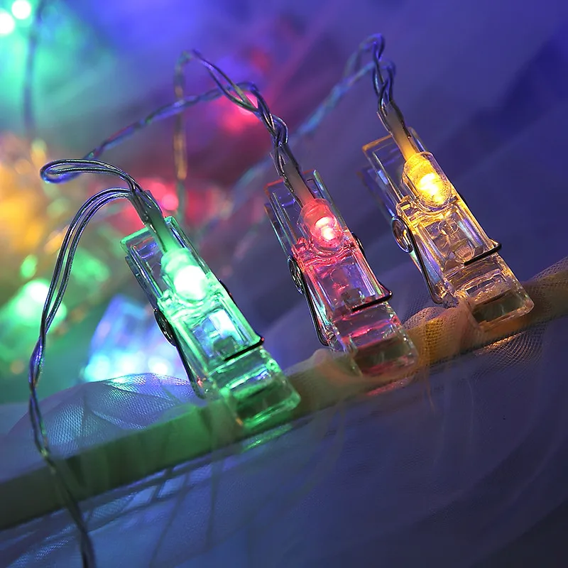 1.5M 3M 6M Photo Clip Holder LED String lights Battery Powered LED Garland Decors for New Year Christmas Wedding Birthday Party 1.5M 3M 6M Photo Clip Holder LED String lights Battery Powered LED Garland Decors for New Year Christmas Wedding Birthday Party