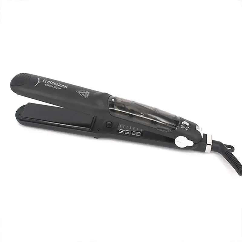 

Hair Salon Steam Styler Yfashion 55W Ceramics Organosilicon Hair Straightener & Curler for Both Dry and Wet, Healthy & Silky