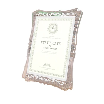 

New Design Wall Mounted and Desktop Acrylic Plexiglass Photo Picture Frame Certificate Frames PF047
