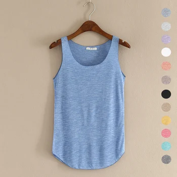 HOT summer Fitness Tank Top New T Shirt Plus Size Loose Model Women T-shirt Cotton O-neck Slim Tops Fashion Woman Clothes 1