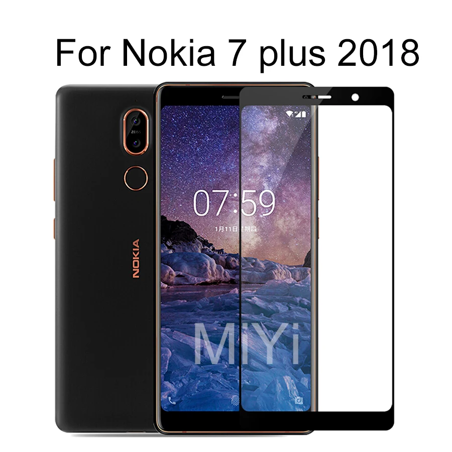 Стекло для Nokia 2, 5, 6, 7, 9, протектор экрана из закаленного стекла для Nokia 2,1 3,1 5,1 6,1 8,1 7,1 плюс X5 X6 X7 Защитное стекло для экрана плёнка 9d полностью наклеиваемая поверхность