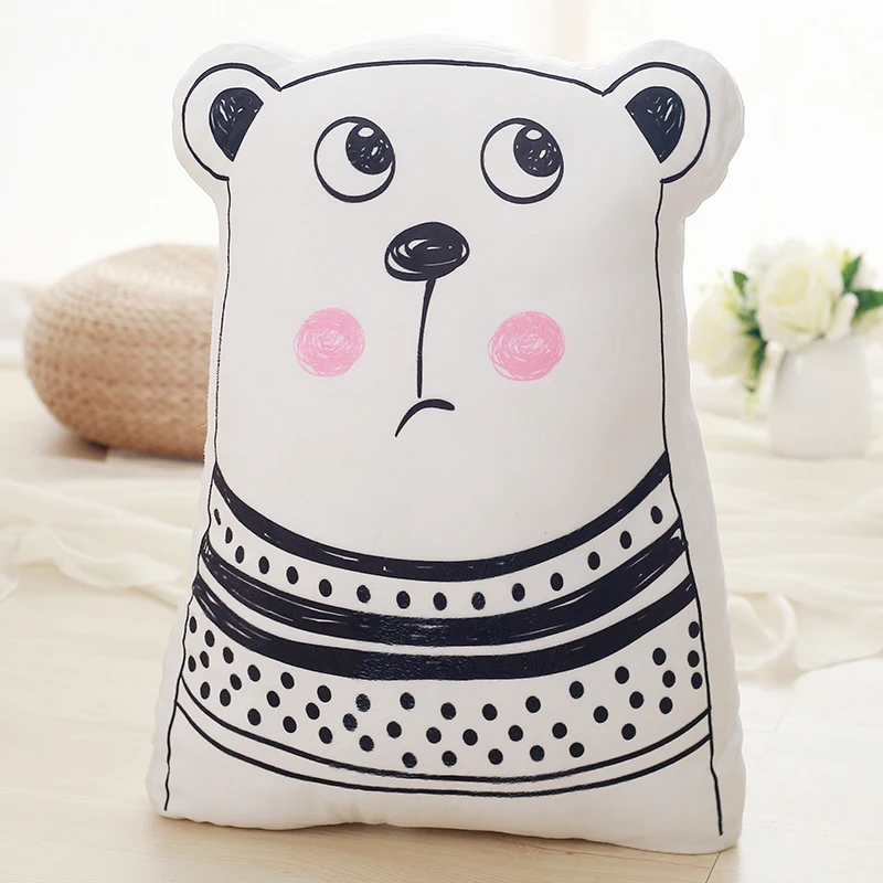 

1pc 45cm Creative Bear/Deer/Cat/Rabbit Pillow/ Cusion Plush Toy Kids Gift Baby Toy Kawaii plush Animal Gifts for Kids & Girls