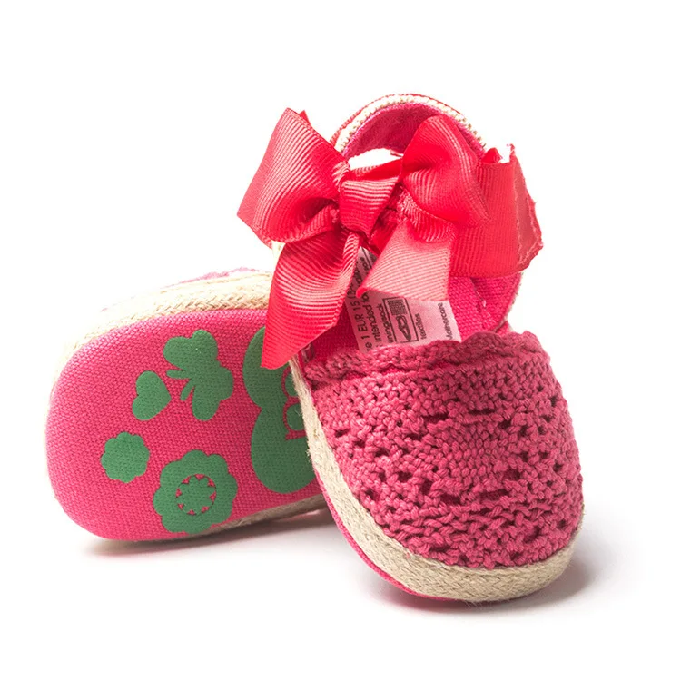 Летние сандалии для маленьких девочек детские мокасины с бантом мягкая детская обувь детские сандалии нескользящая обувь для девочек