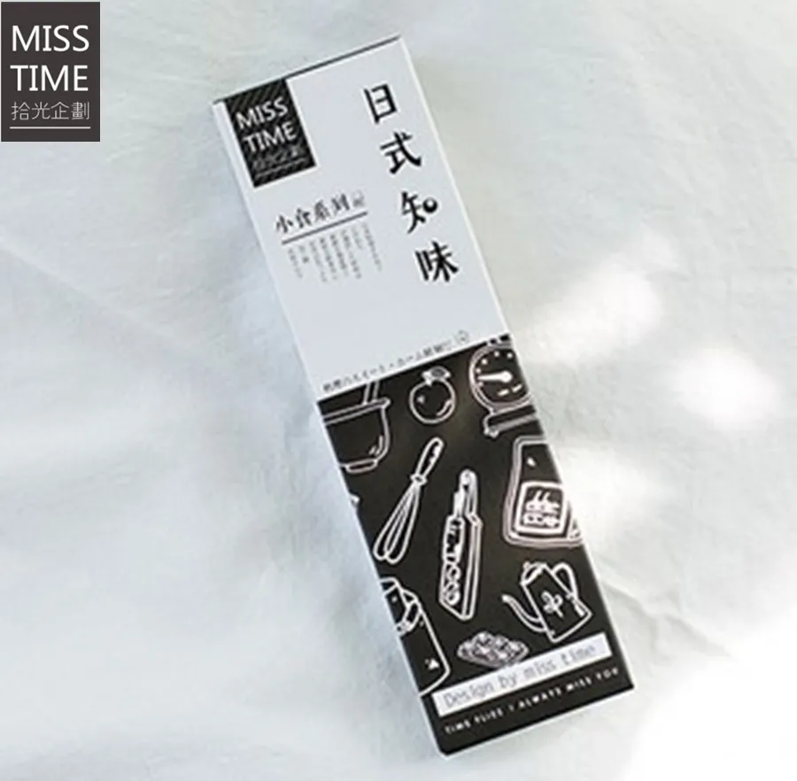

MISS TIME japan tast paper Card Bookmark memo card 1 lot = 1 pack = 30 pcs