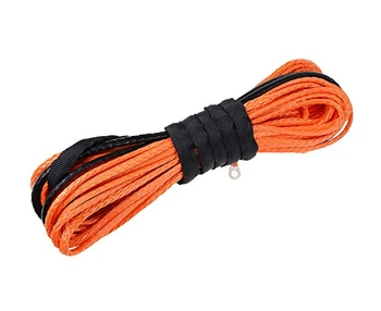 

Free Shipping 5/16" x 100' Orange Synthetic Winch Line Cable Rope 13000+ LBs with Sheath (ATV UTV 4X4 4WD OFFROAD)