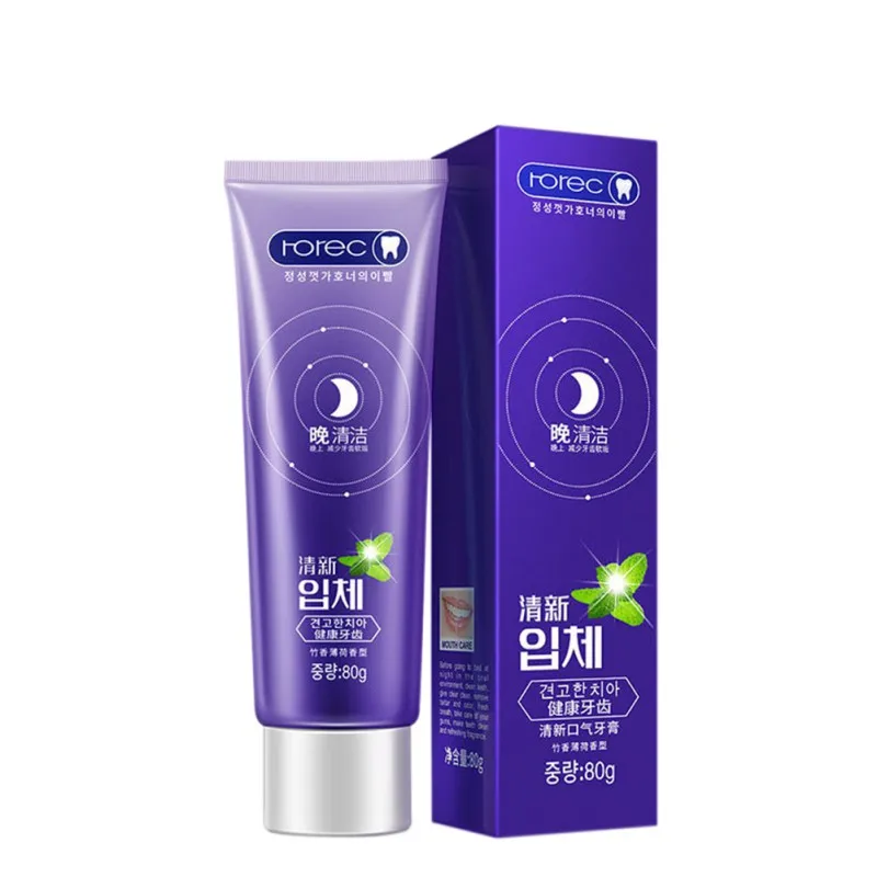 Fresh Tone Toothpaste Bamboo Incense Mint Care Gums Oral Care Teeth Clean Household Daily