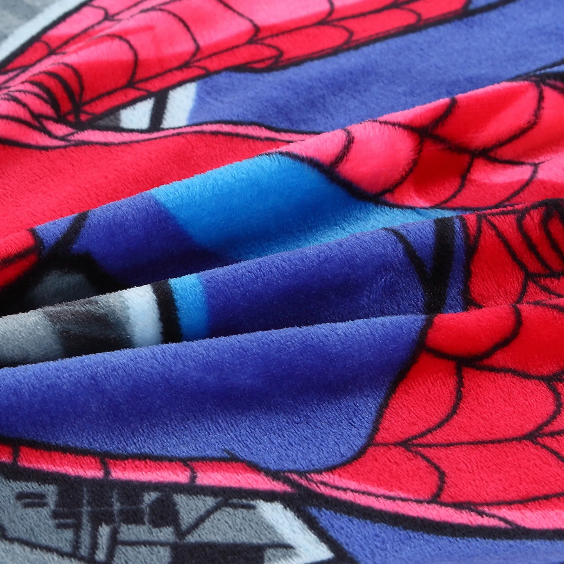 Детское одеяло с человеком пауком из мультфильма Марвел, Мстители, Миньоны, синяя стежка, мягкое Флисовое одеяло для маленьких мальчиков и девочек, 100x140 см