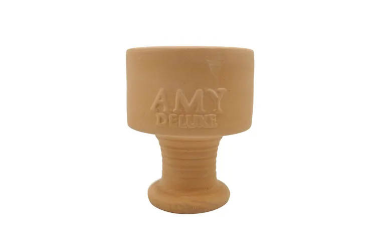 1 шт. Amy Deluxe глиняная чаша для кальяна, аксессуары дла наргиле - Цвет: with logo