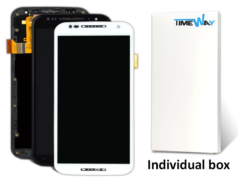 

10pcs For Motorola Moto X2 Lcd Display Touch Screen with Frame Digitizer With Frame Assembly Freeshipping